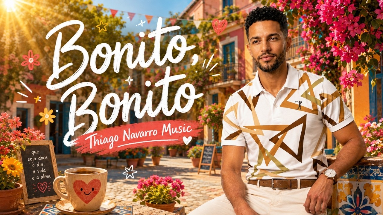 Arte oficial de Thiago Navarro Music para "Bonito, Bonito"
